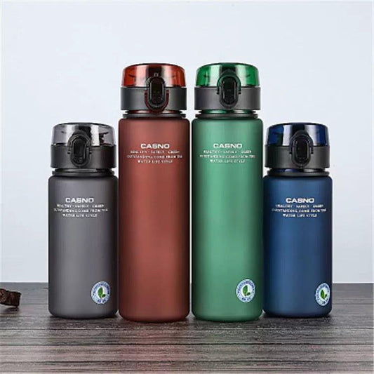 Casino Frosted Sports Water Cup Plastic Handy Cup Men and Women Creativity Portable Student Kettle with Lid Sports Bottle - MANDOTOS
