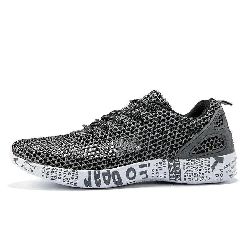 Casual Men's Shoes Breathable Sneakers Match Hollow Lace Board Shoes - MANDOTOS