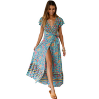 Tropical Bloom Maxi Dress