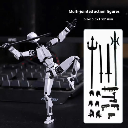 Updated And Hot-sale Multi-Jointed Movable Shapeshift Robot 3D Printed Mannequin Dummy Action Model Doll Toy Kid Gift - MANDOTOS