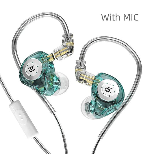 KZ EDX Pro Earphones Dynamic In Ear Monitor HiFi Wired Headphones Bass Stereo Game Music Earplugs Noice Cancelling Headset - MANDOTOS