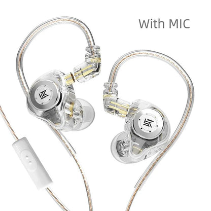 KZ EDX Pro Earphones Dynamic In Ear Monitor HiFi Wired Headphones Bass Stereo Game Music Earplugs Noice Cancelling Headset - MANDOTOS