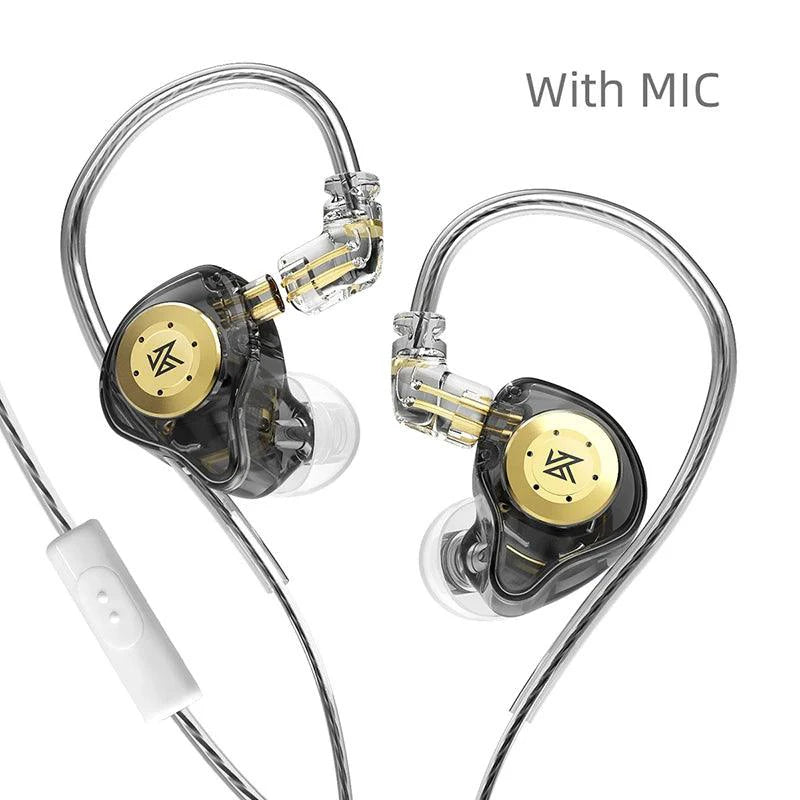KZ EDX Pro Earphones Dynamic In Ear Monitor HiFi Wired Headphones Bass Stereo Game Music Earplugs Noice Cancelling Headset - MANDOTOS