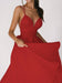Sexy V-neck Suspender Dress Summer Fashion A-Line Long Dresses For Women MANDOTOS