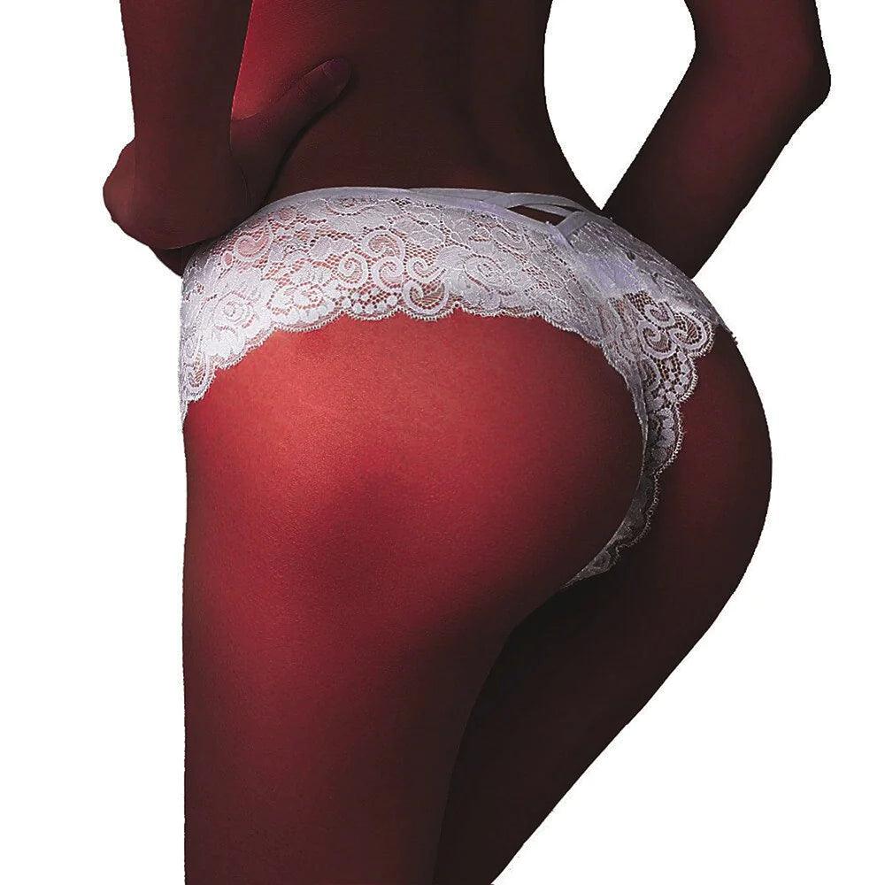 Chic 4-Pack Lace G-String Panties for Women - MANDOTOS