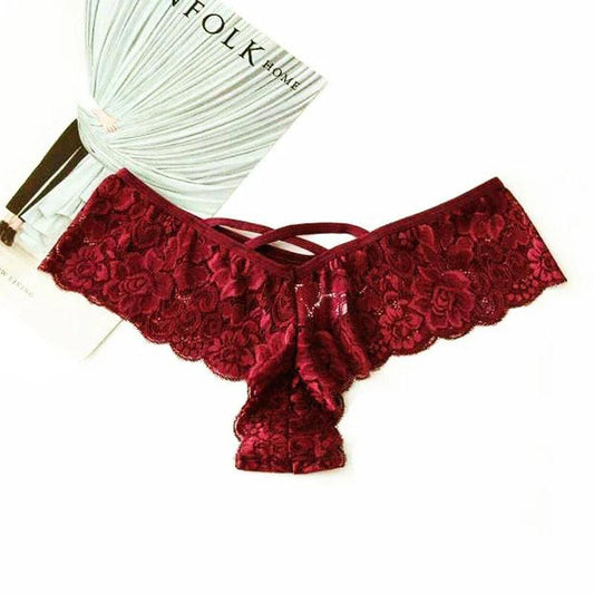 Chic 4-Pack Lace G-String Panties for Women - MANDOTOS