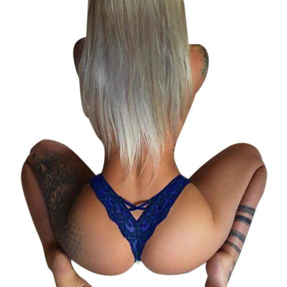 Chic 4-Pack Lace G-String Panties for Women - MANDOTOS