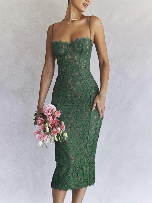 Chic Backless Party Midi - MANDOTOS