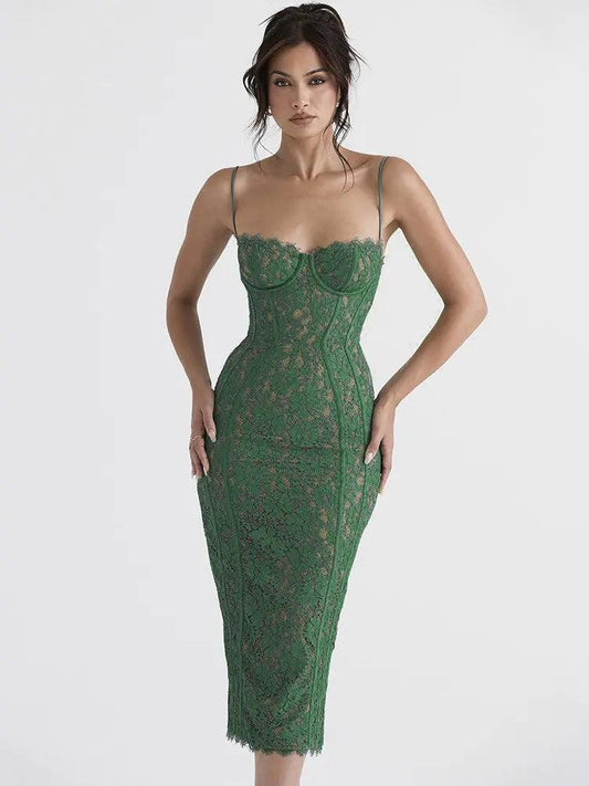 Chic Backless Party Midi - MANDOTOS
