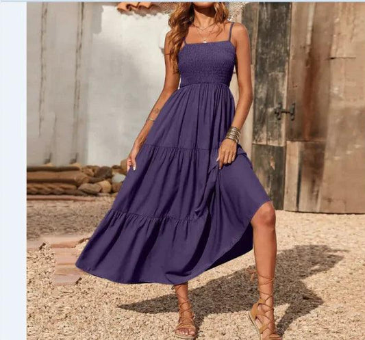 Chic Chiffon Layered Swing Dress - MANDOTOS