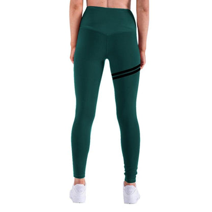 Chic Gold Print Leggings - MANDOTOS