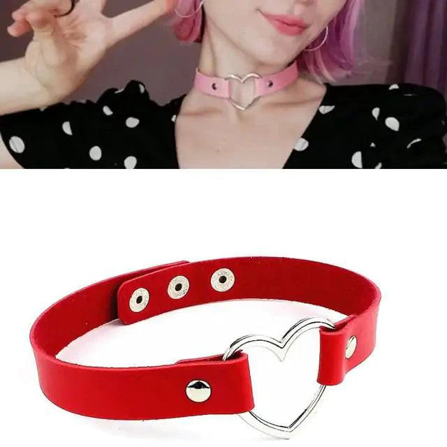 Chic Leather Collar - MANDOTOS