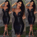 Chic Leather Mini Dress - MANDOTOS