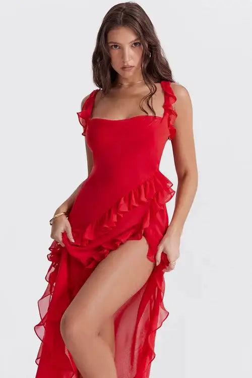 Chic Maxi Dress Elegance - MANDOTOS