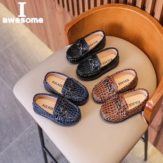 Chic Toddler Leather Kicks - MANDOTOS