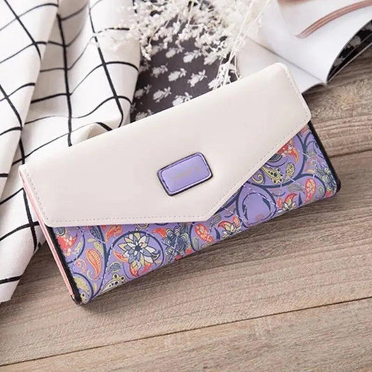 Chic Women's Leather Clutch Wallet & Card Holder - MANDOTOS