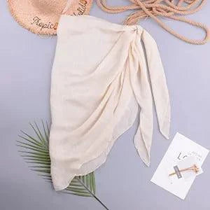 LuxeWave Chiffon Beach Wrap | Effortless Chic & Versatile Cover-Up for All-Day Style - MANDOTOS
