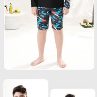 Children's Swimwear Boys' Swim Trunks 2026 New Model Kids' Swimwear for Older Children Youth Two-Piece Hot Spring Swimwear - MANDOTOS INTERNATIONAL