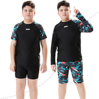 Children's Swimwear Boys' Swim Trunks 2026 New Model Kids' Swimwear for Older Children Youth Two-Piece Hot Spring Swimwear - MANDOTOS INTERNATIONAL