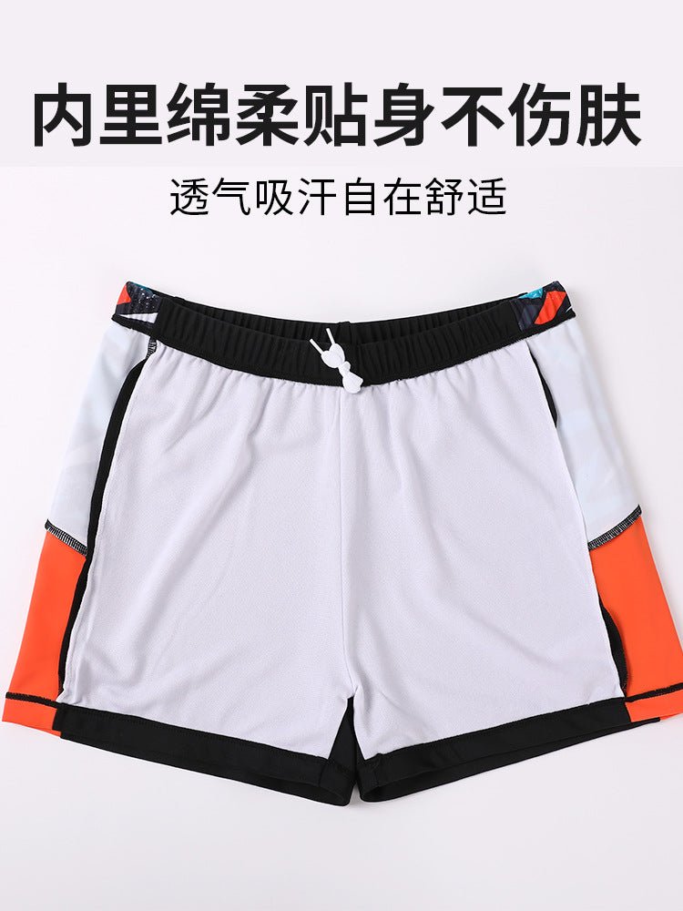 Children's Swimwear Boys' Swim Trunks 2026 New Model Kids' Swimwear for Older Children Youth Two-Piece Hot Spring Swimwear - MANDOTOS INTERNATIONAL