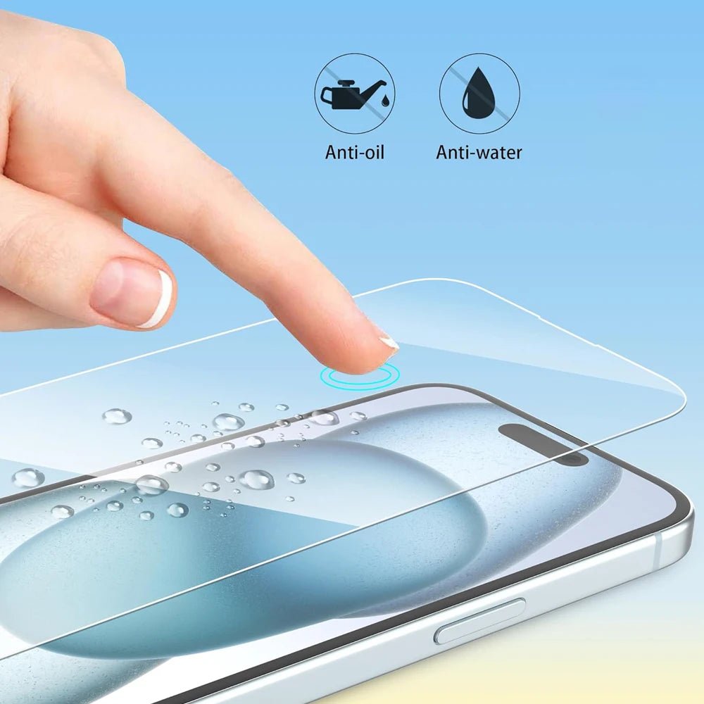 Premium Tempered Glass Screen Protector for iPhone Generations 11-17 - Clear Glass Film - MANDOTOS INTERNATIONAL