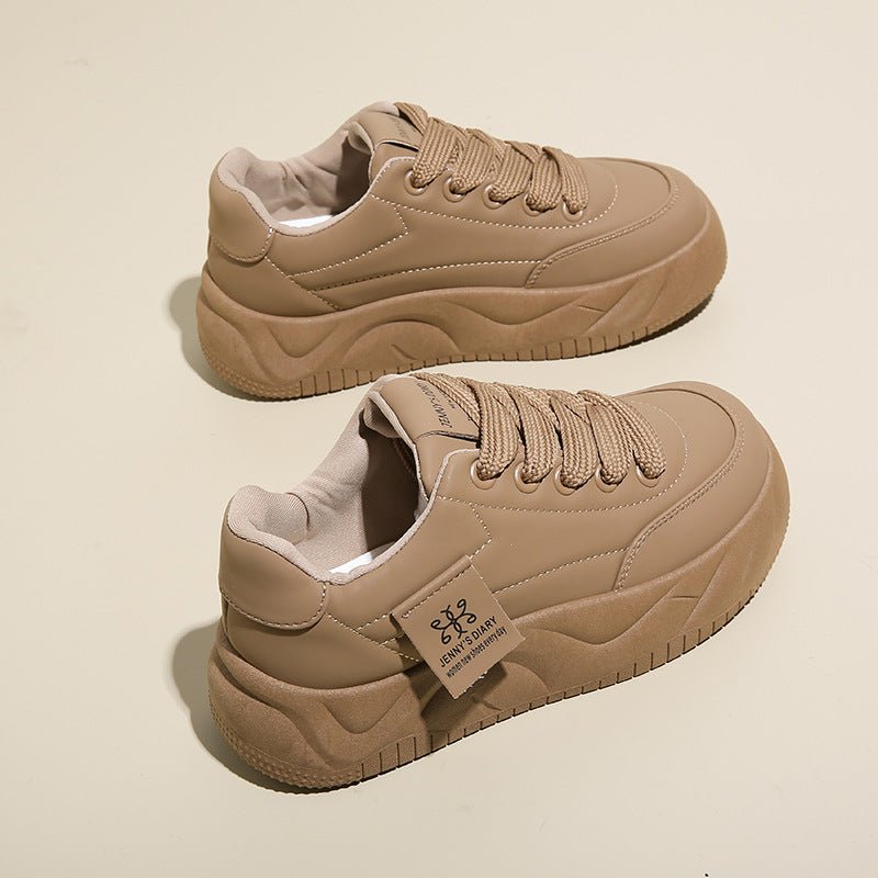 Color Block Height Increasing Sneakers – Lace-Up Low Top - MANDOTOS INTERNATIONALFootWear