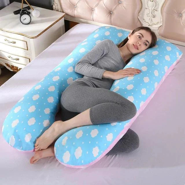 Comfort Cradle Pregnancy Pillow - U Shape - MANDOTOS