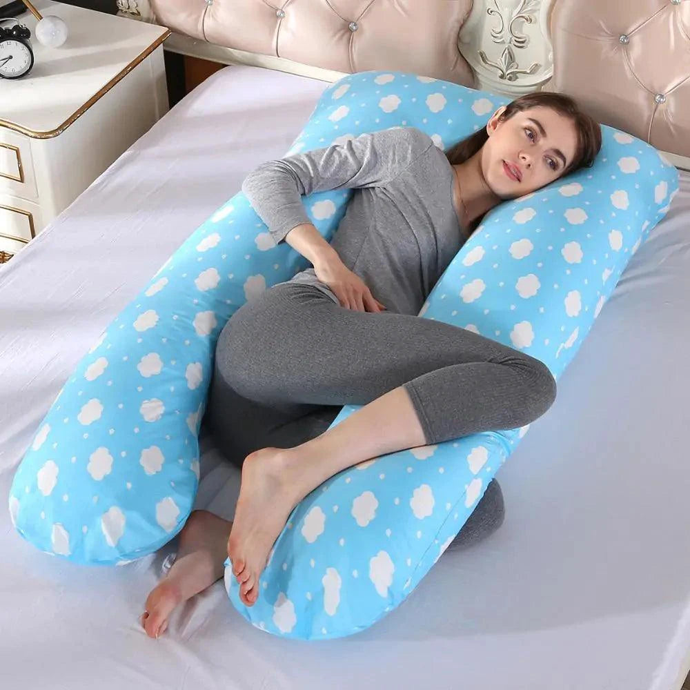 Comfort Cradle Pregnancy Pillow - U Shape - MANDOTOS