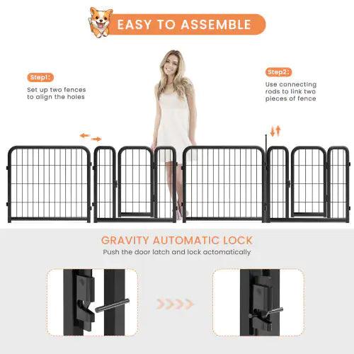 Compact Pet Playpen for Small Animals - MANDOTOS