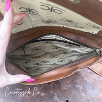 Grace Tooled Leather Purse by Countryside Co: Stylish & Functional Statement Piece - MANDOTOS
