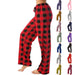 Cozy Buffalo Plaid Cotton Pajama Pants - MANDOTOS
