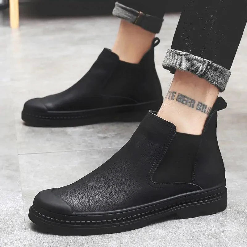 Cozy Leather Footwear - MANDOTOS