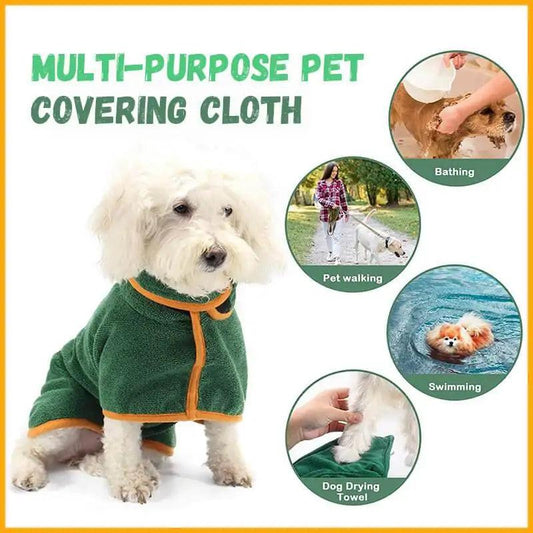 Cozy Pet Bath Wrap - MANDOTOS