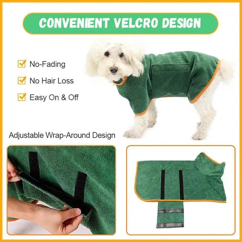 Cozy Pet Bath Wrap - MANDOTOS