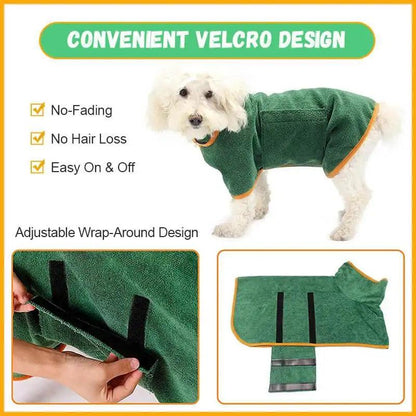 Cozy Pet Bath Wrap - MANDOTOS