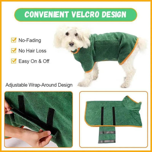 Cozy Pet Bath Wrap - MANDOTOS