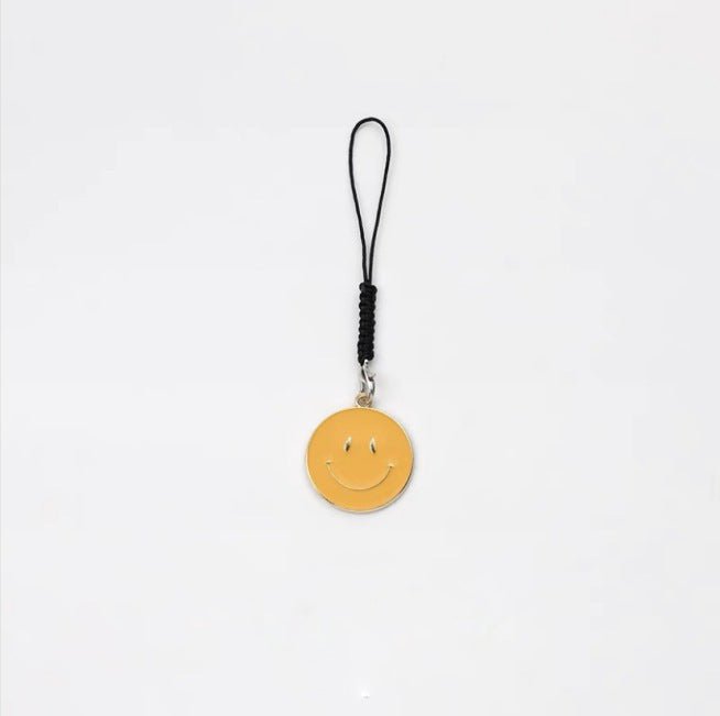 Cross-border e-commerce alloy color dripping smiley face keychain electroplated gold irregular expression bag pendant accessories - MANDOTOS INTERNATIONAL