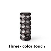 Nordic Crystal Lamp USB Table Lamps Bedroom Touch Dimming Atmosphere Diamond Night Light Rose Projector Lamp Decor MANDOTOS