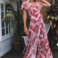 Tropical Bloom Maxi Dress