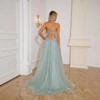 Women Evening Dresses Suspender Dance Dress Long MANDOTOS