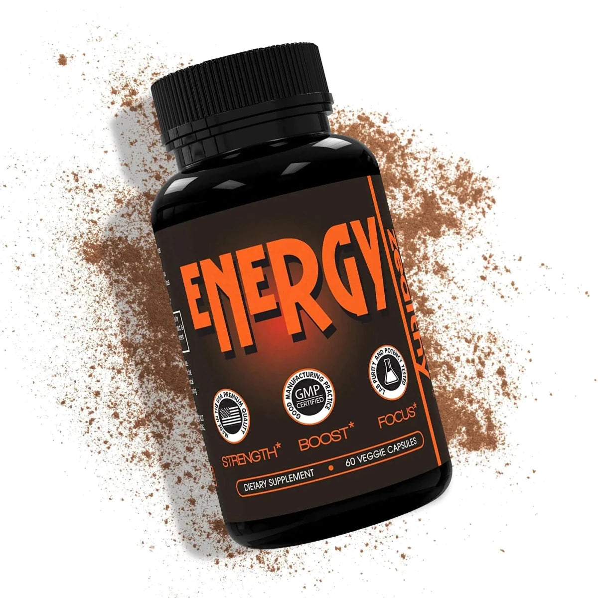 Caffeine Pills Alternative to an Energy Drink Energy Gel Energy Gummies 60 Pills - MANDOTOS INTERNATIONAL