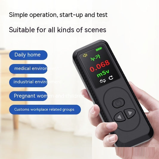 Nuclear Radiation Detector Radioactive Geiger Counter TFT Color Display Rays Tester With Sound Alarm Function - MANDOTOS