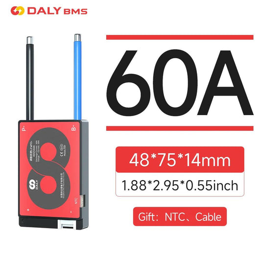 DALY BMS18650 NTC 10S 36V 13S 48V 20A 40A 60A Li-ion Battery with Balance Low High Temperature Cut Off Protection DalyBMS - MANDOTOS