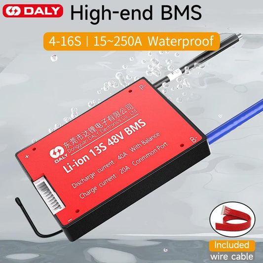 DALYBMS 20A 30A 60A For 4S12V Lifepo4 battery pack Li-ion 7S 24V 10S 36V Protect charge and discharge with passive balancer - MANDOTOS