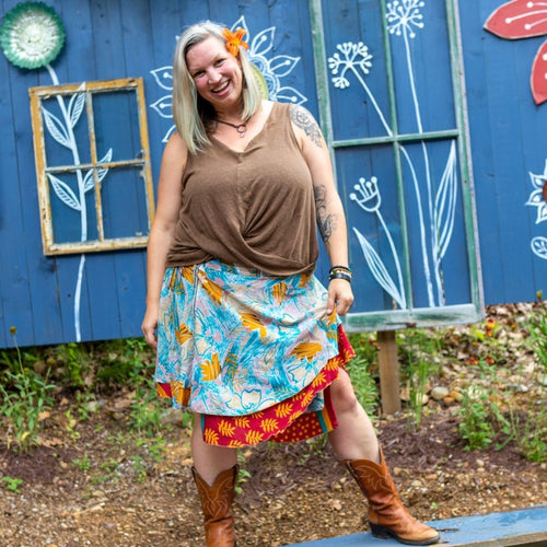 The Original Sari Wrap Skirt - MANDOTOS INTERNATIONALClothing and Accessories