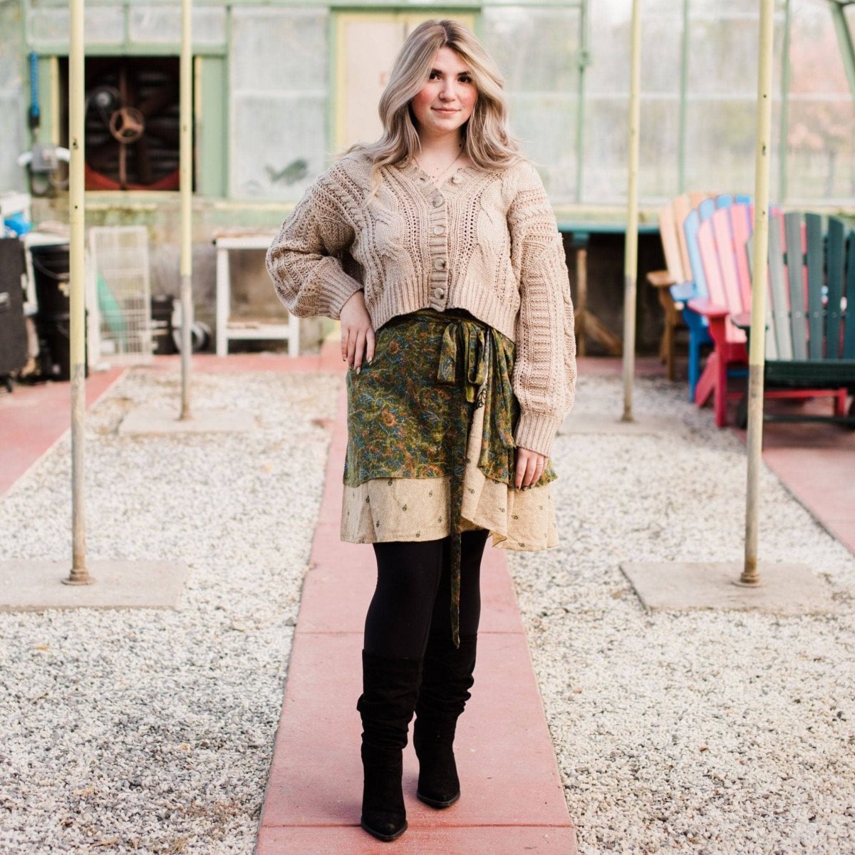 The Original Sari Wrap Skirt - MANDOTOS INTERNATIONALClothing and Accessories