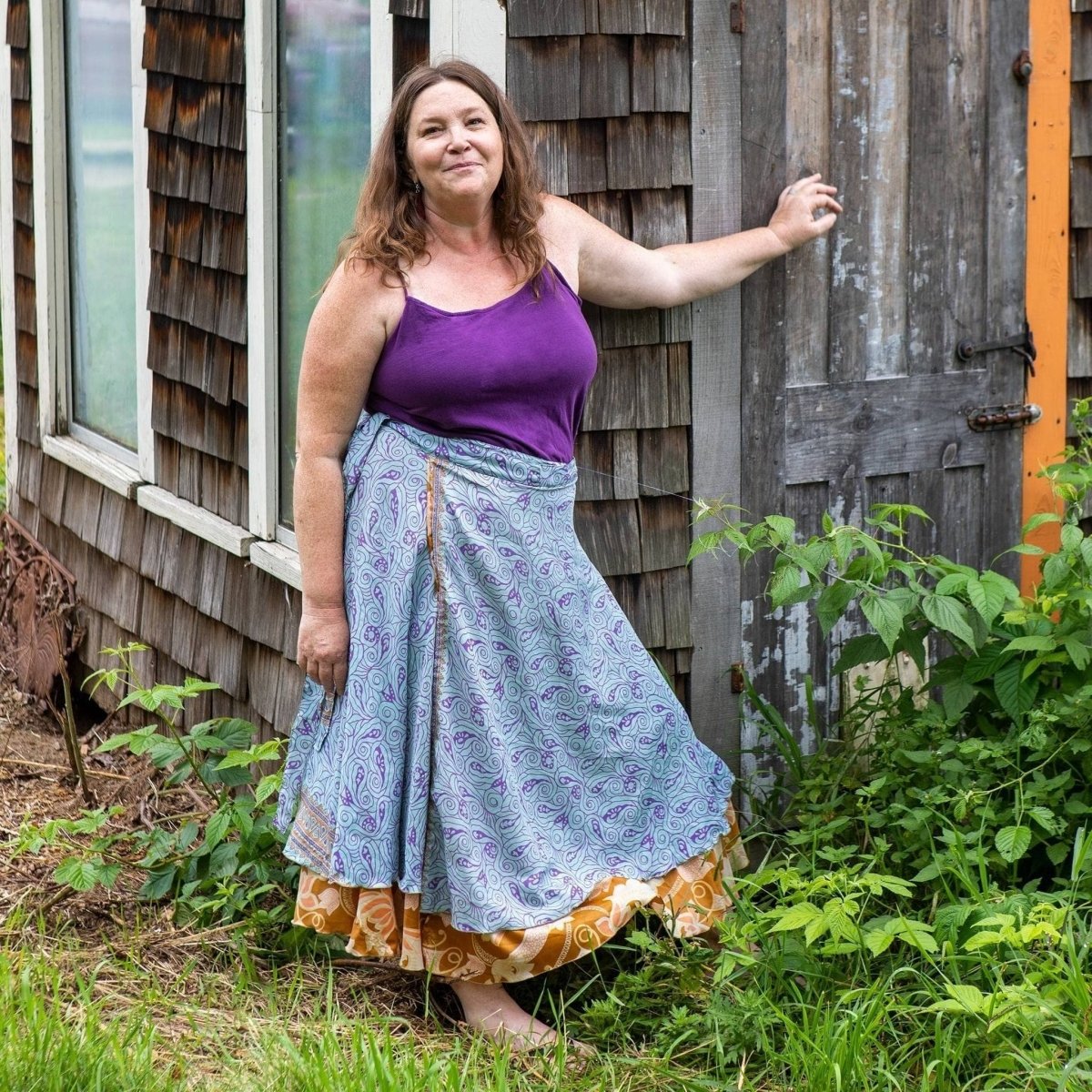 The Original Sari Wrap Skirt - MANDOTOS INTERNATIONALClothing and Accessories