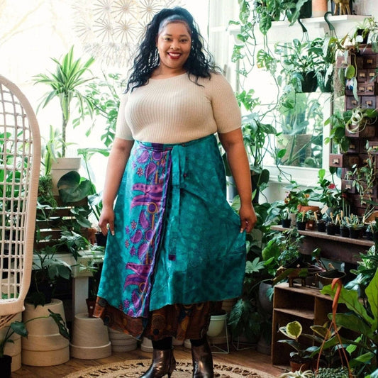 The Original Sari Wrap Skirt - MANDOTOS INTERNATIONALClothing and Accessories