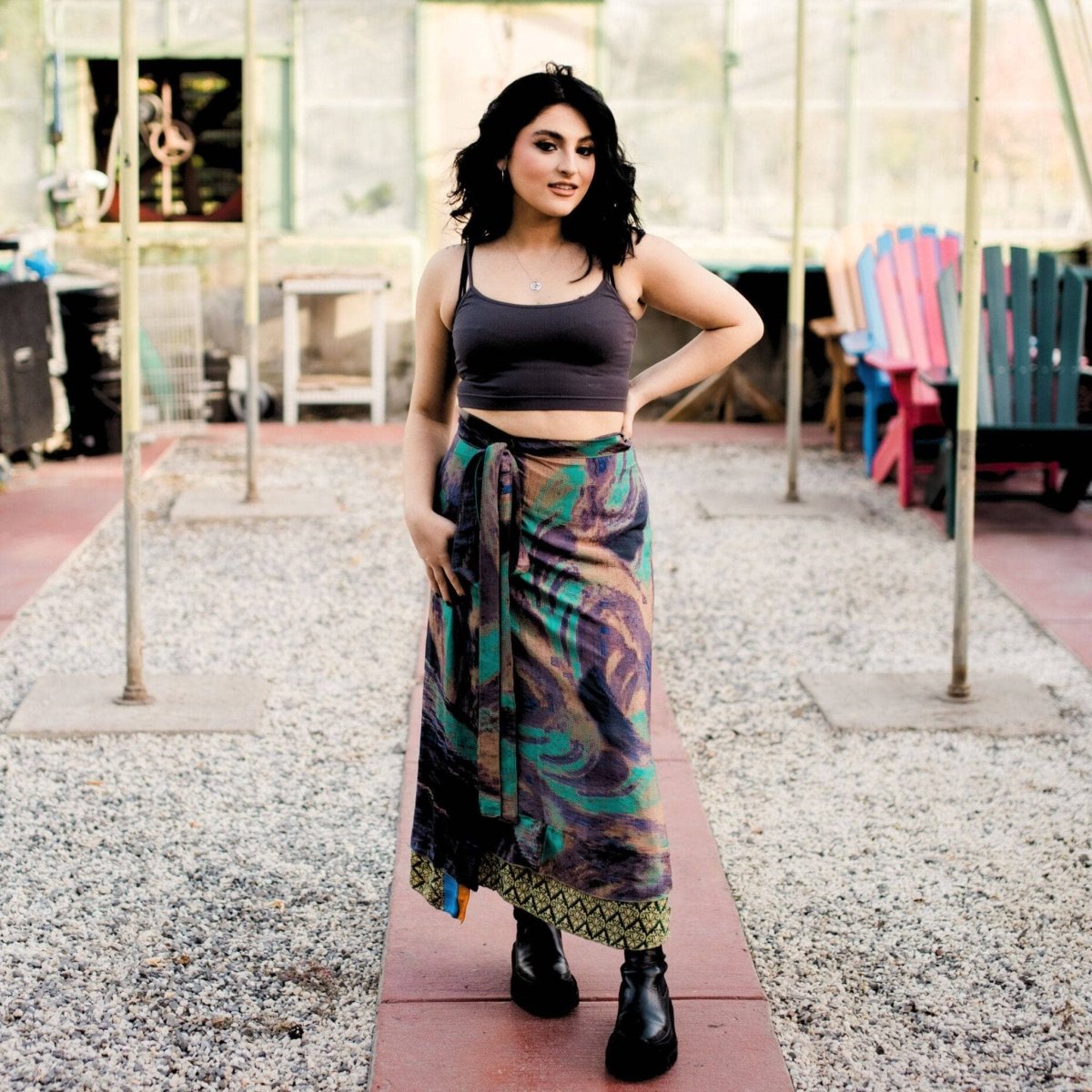 The Original Sari Wrap Skirt - MANDOTOS INTERNATIONALClothing and Accessories