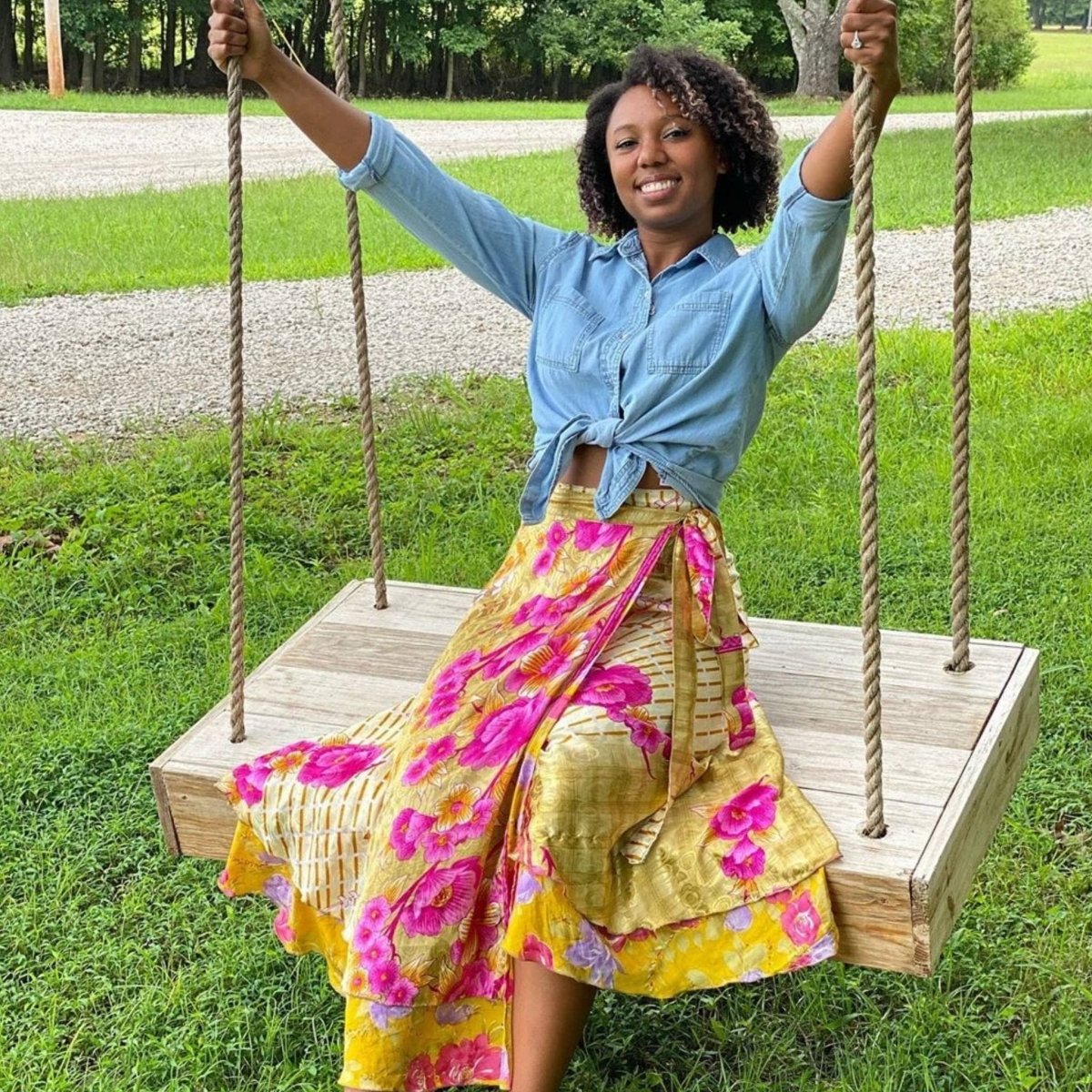 The Original Sari Wrap Skirt - MANDOTOS INTERNATIONALClothing and Accessories